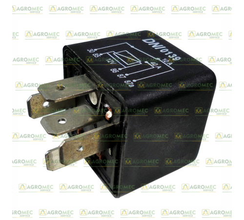 RELE AUXILIAR 5 PINO 12V 